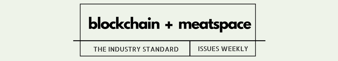 blockchain and meatspace header, the industry standard for TIPIN news